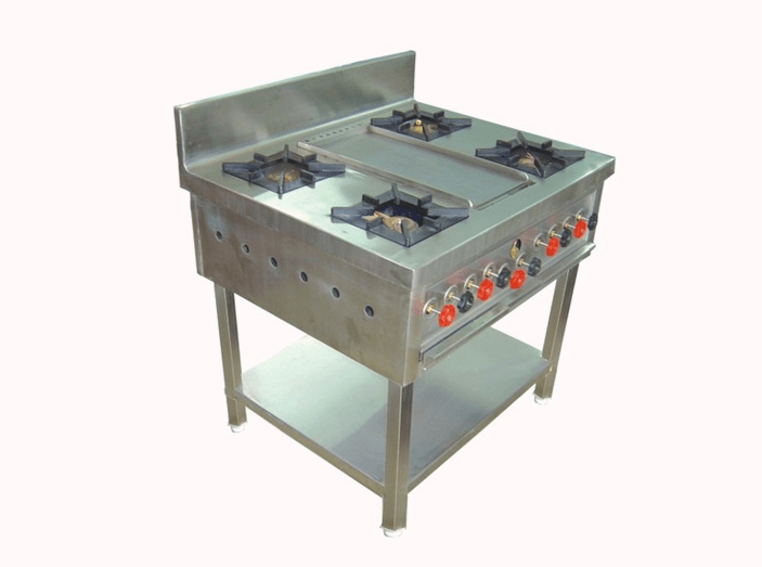 Three Burner Indian Cooking Range