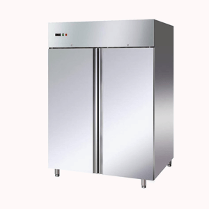 Two door vertical chiller & freezer