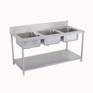 Three Kitchen Sinks Unit